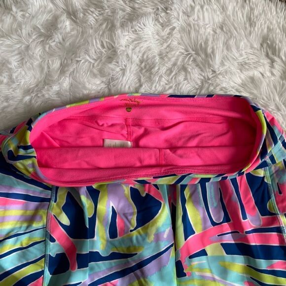 Lilly Pulitzer Luxletic Skirt Skort Shorts Underneath Elastic Waist Womens Large - Picture 5 of 8
